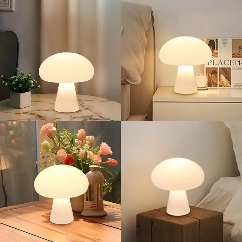 Cordless Mushroom Table Lamp