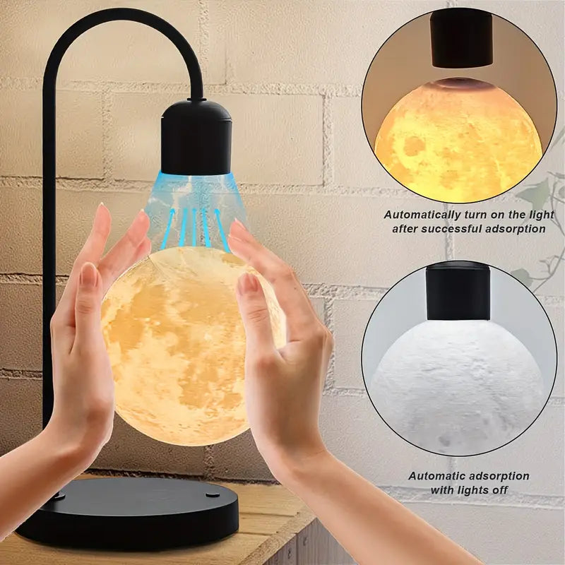 Magnetic Levitating Moon Lamp