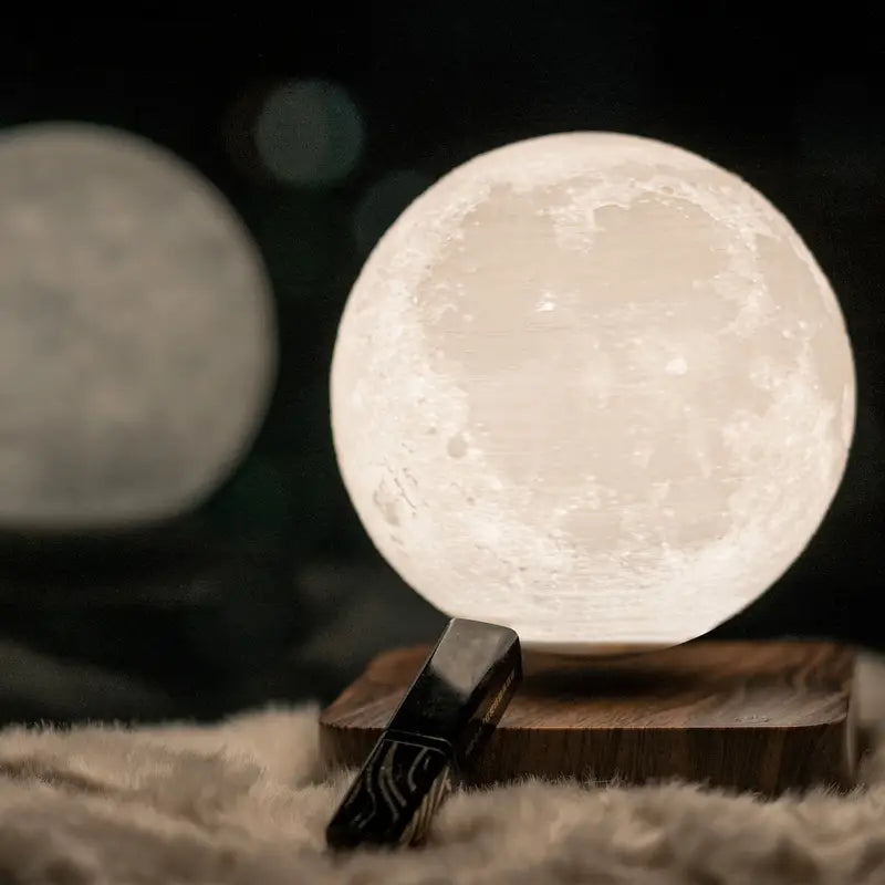 Magnetic Levitation 3D Moon Lamp