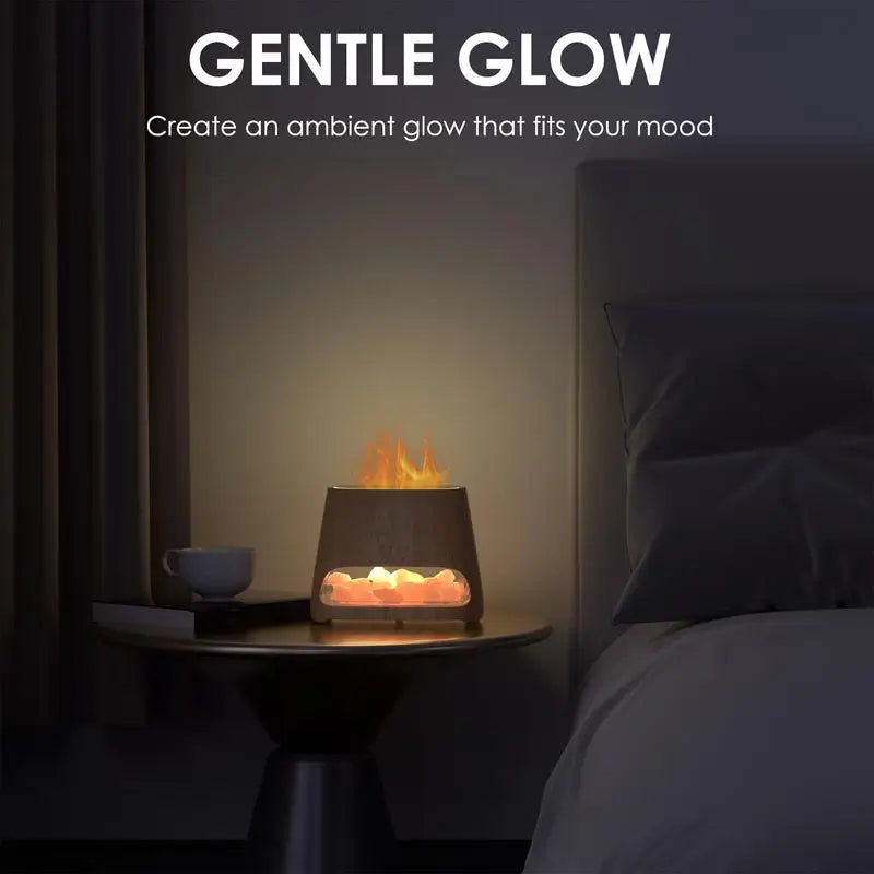 Air Purifier & Humidifier with Himalayan Salt Lamp