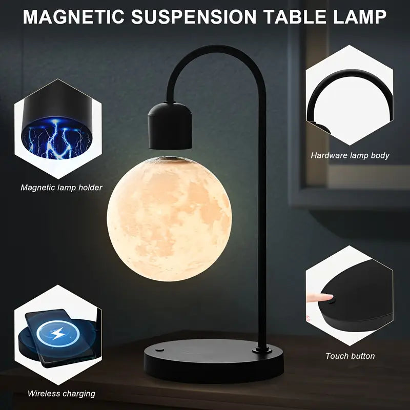 Magnetic Levitating Moon Lamp