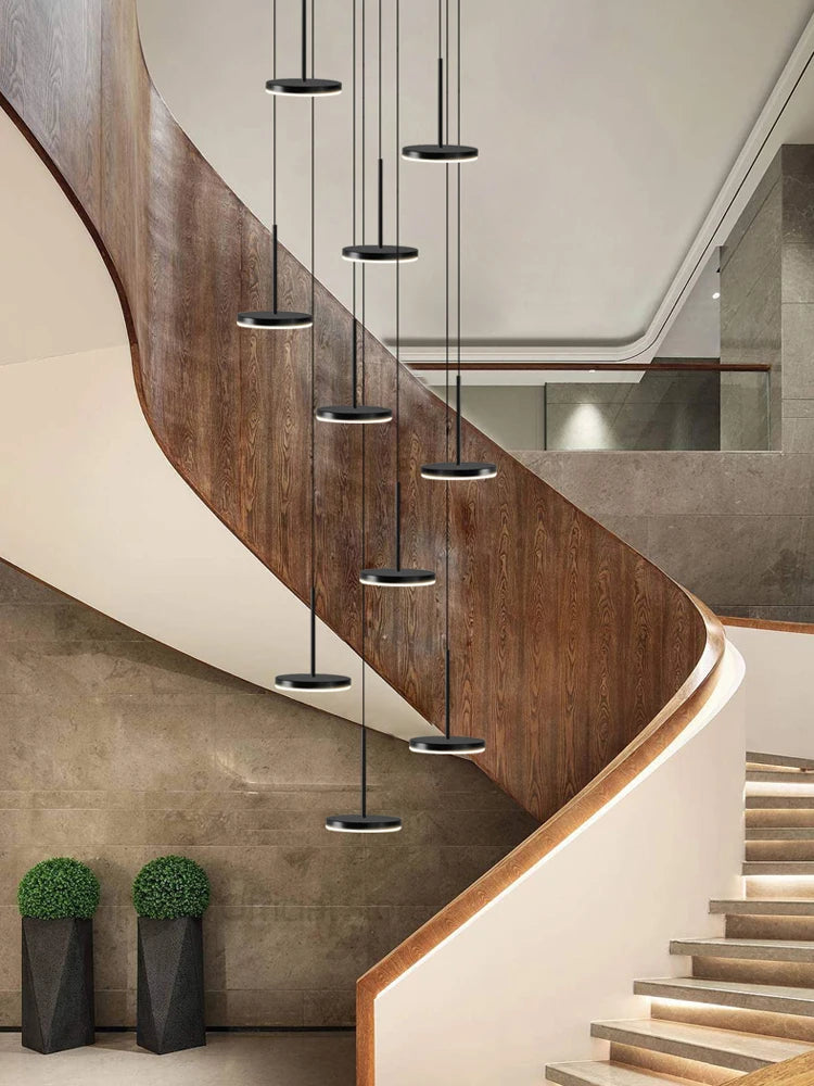 LED Circular Chandelier Nordic Chandelier