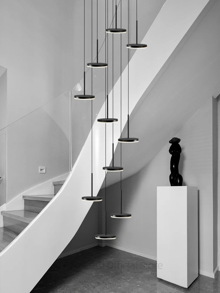 LED Circular Chandelier Nordic Chandelier