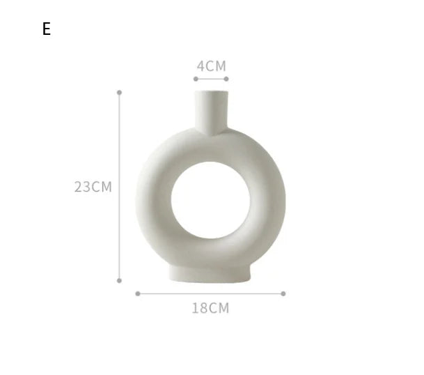Hollow Nordic Ceramic Vase