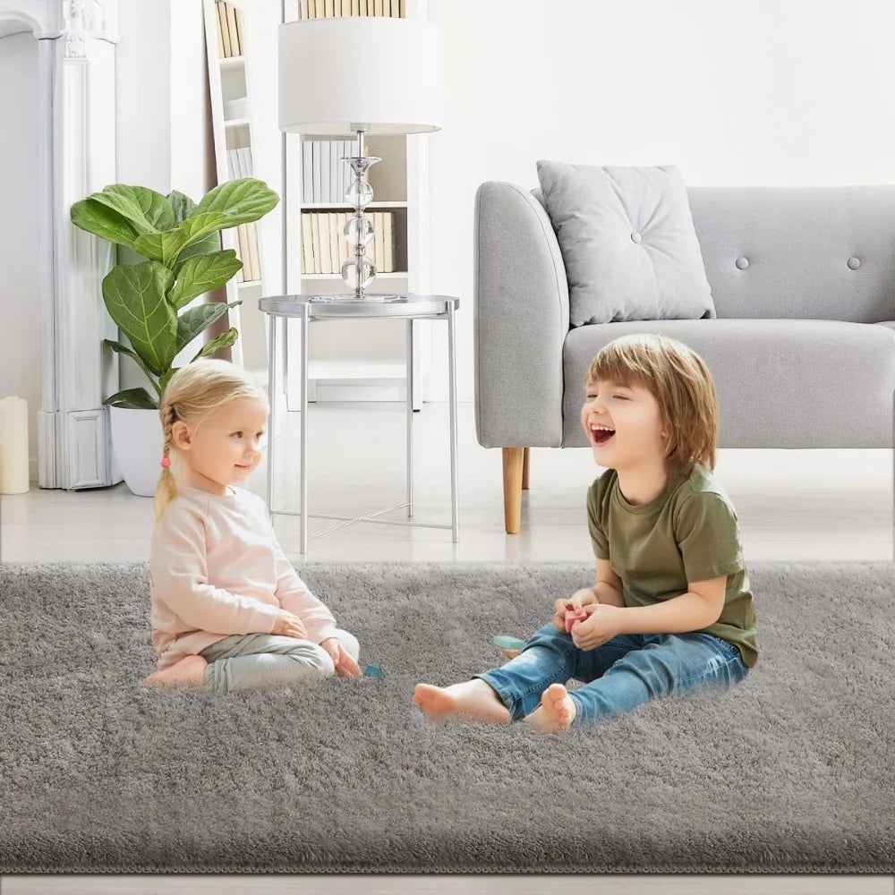 Cozy Up with the Fluffy Shag Area Rug