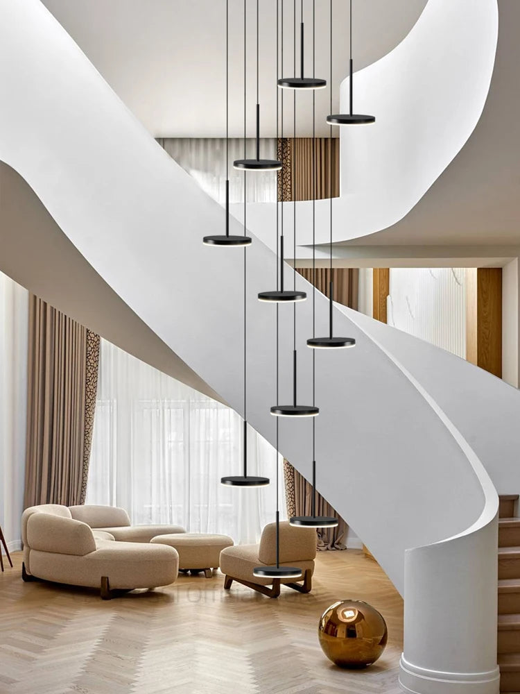 LED Circular Chandelier Nordic Chandelier