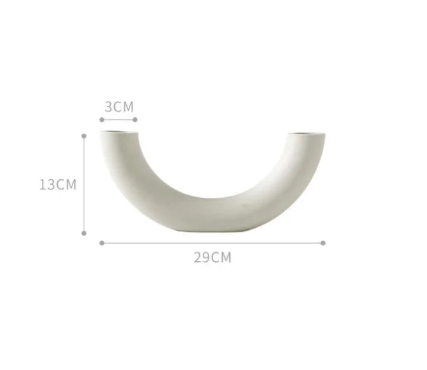 Hollow Nordic Ceramic Vase
