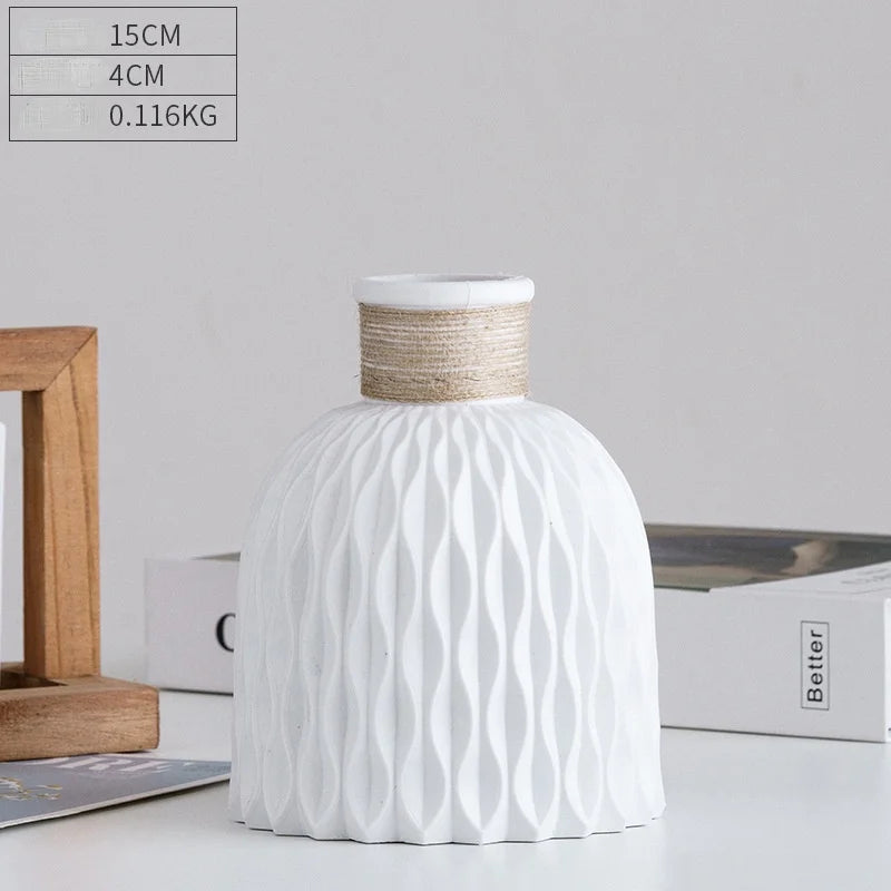 Chic Nordic Plastic Flower Pot