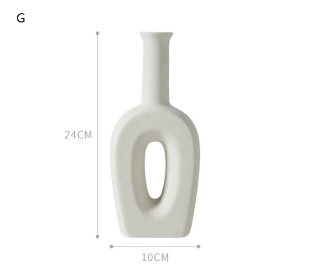 Hollow Nordic Ceramic Vase
