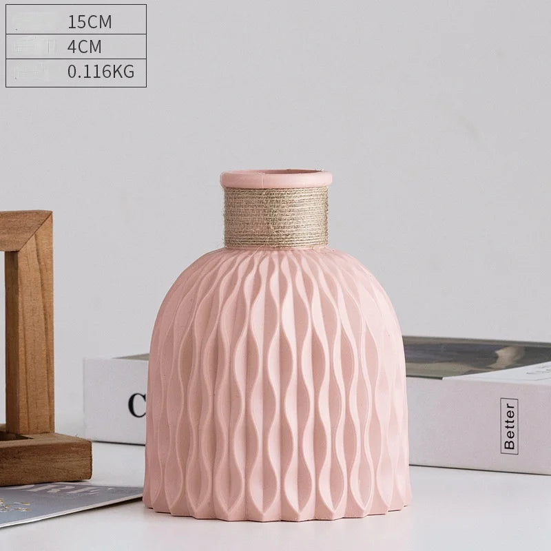 Chic Nordic Plastic Flower Pot