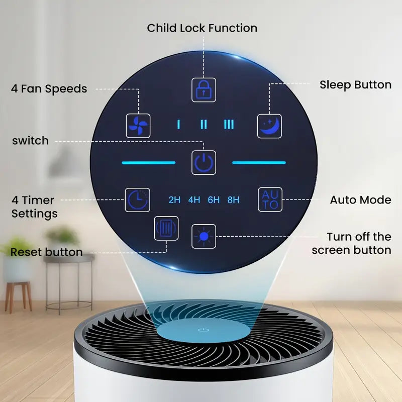 Air Purifier with HEPA Sleep Mode