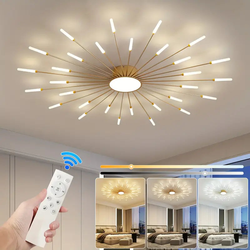 30-LED Fireworks Chandelier