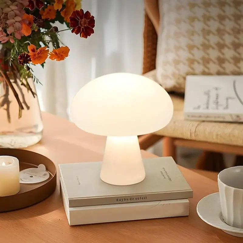 Cordless Mushroom Table Lamp