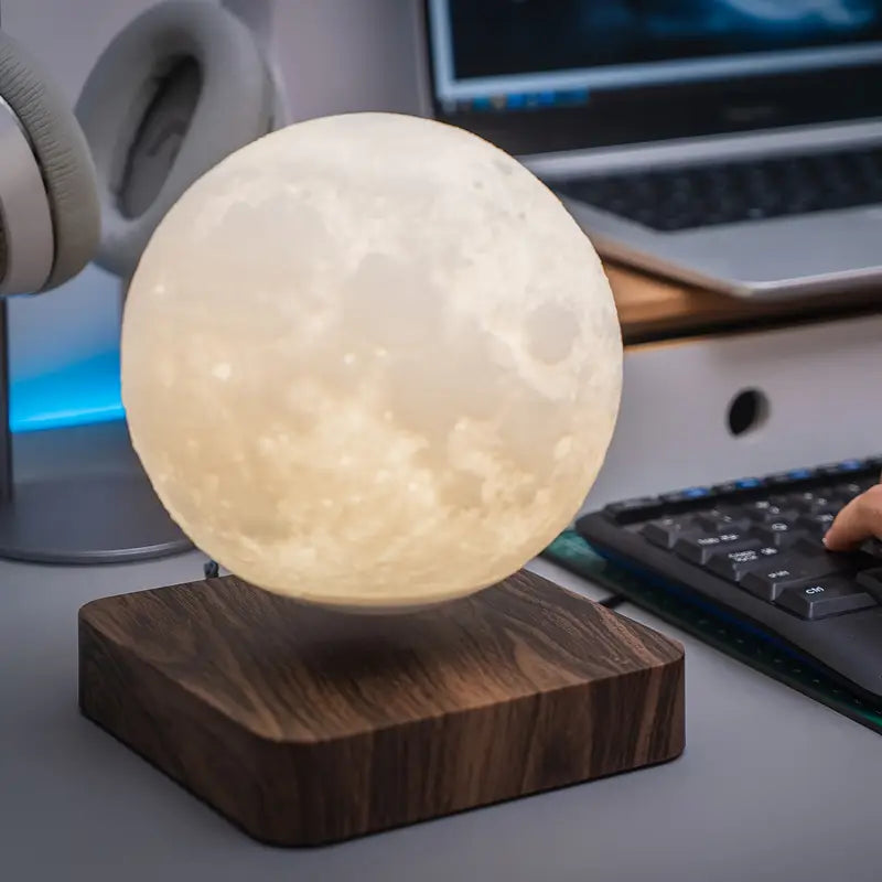 Magnetic Levitation 3D Moon Lamp