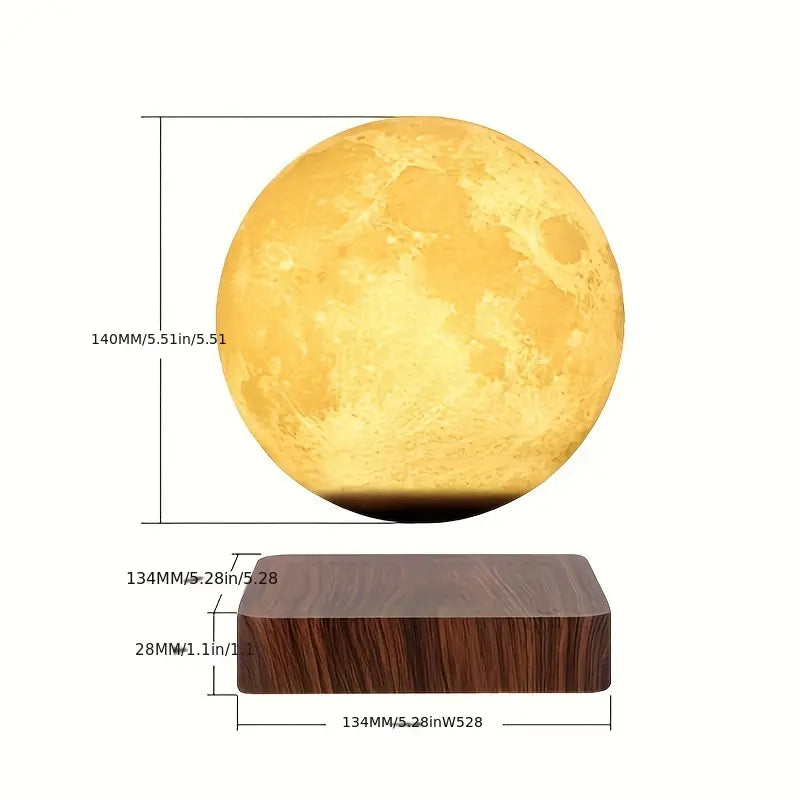 Magnetic Levitation 3D Moon Lamp