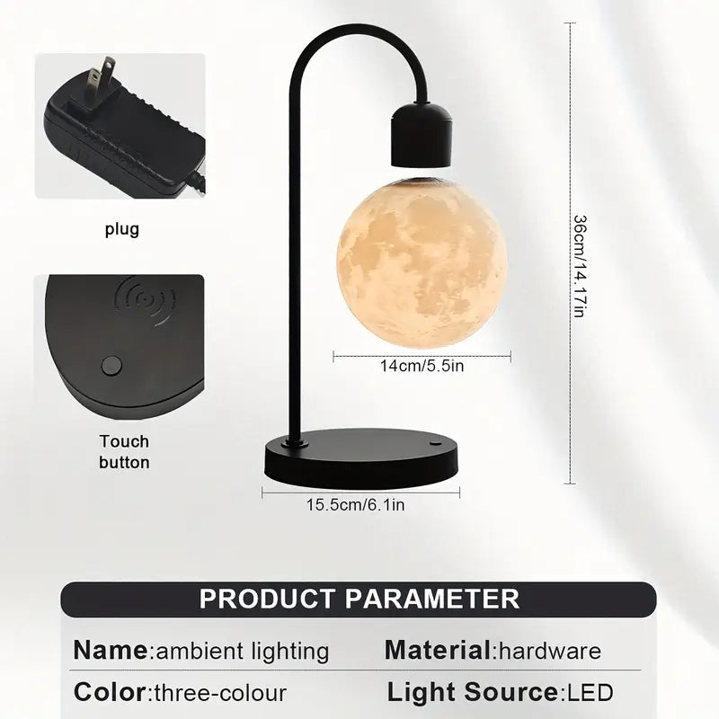 Magnetic Levitating Moon Lamp