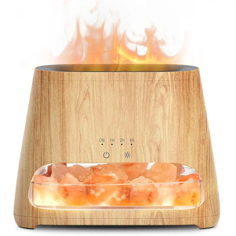 Air Purifier & Humidifier with Himalayan Salt Lamp