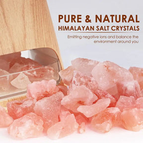 Air Purifier & Humidifier with Himalayan Salt Lamp