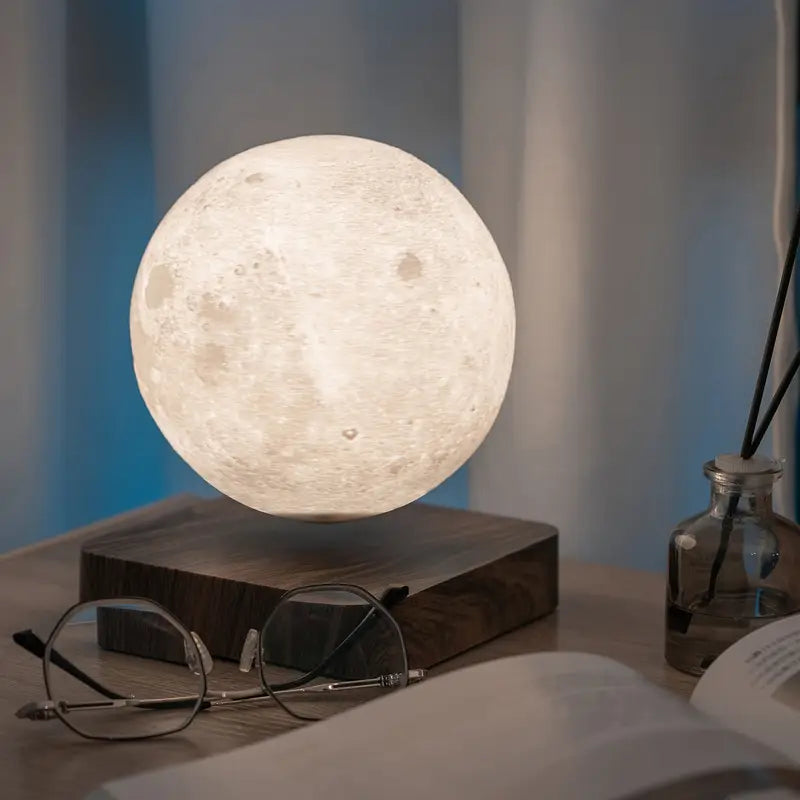 Magnetic Levitation 3D Moon Lamp