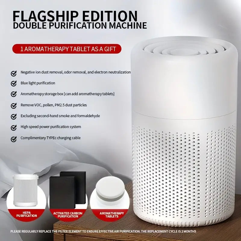Compact USB HEPA Air Purifier