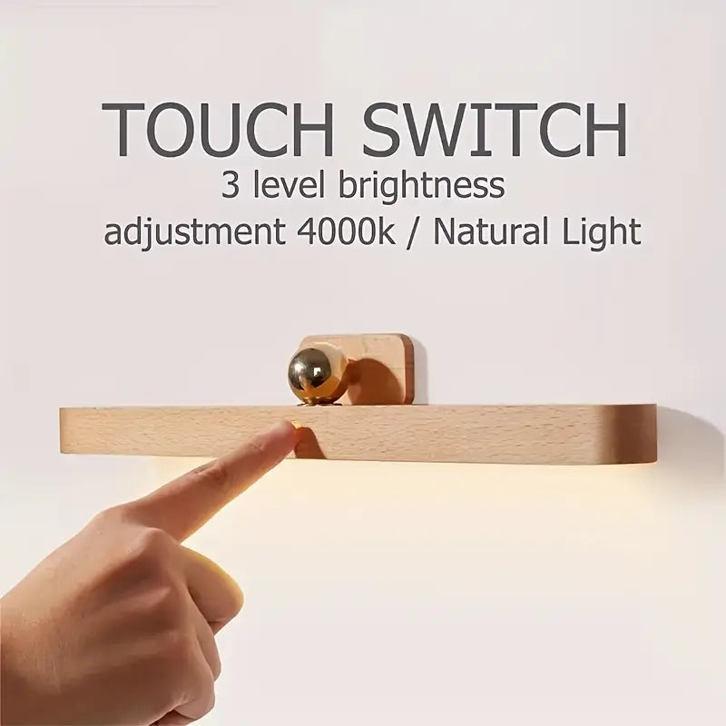 Wooden LED Wall Sconces