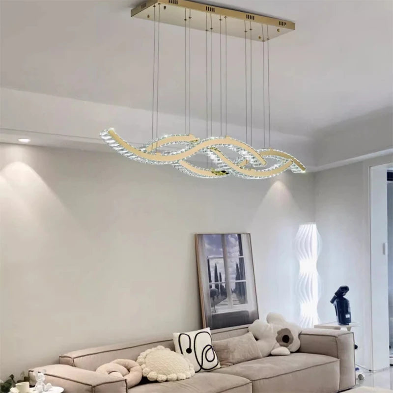 Dining Room Lustre Remote Control Dimmable Pendant Lights