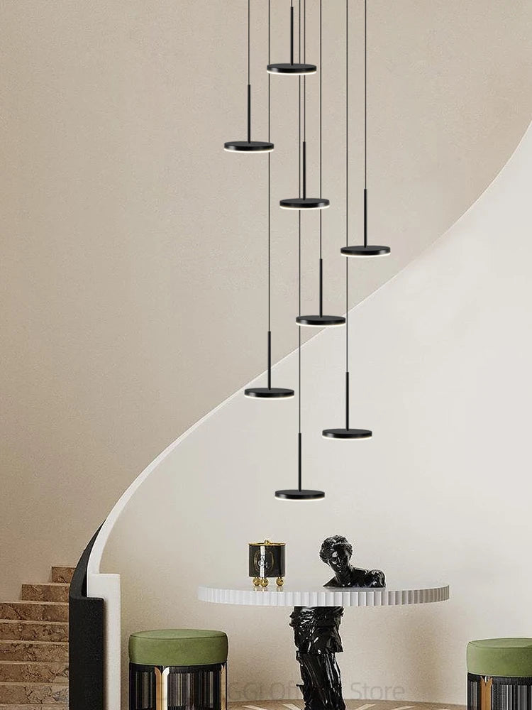 LED Circular Chandelier Nordic Chandelier