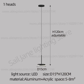 LED Circular Chandelier Nordic Chandelier
