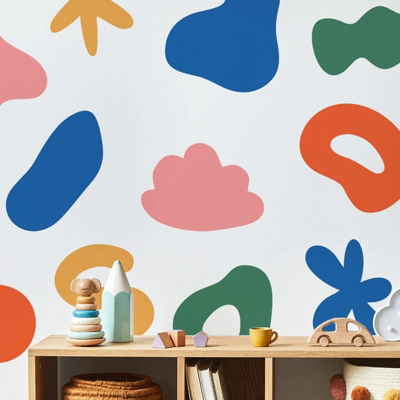 Creative Multicolored Shape Wall Stickers