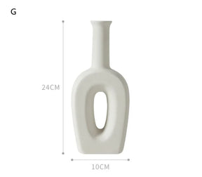 Hollow Nordic Ceramic Vase