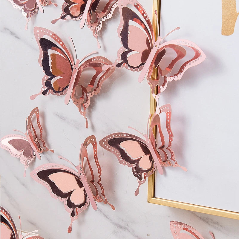 3D Butterfly Wall Stickers