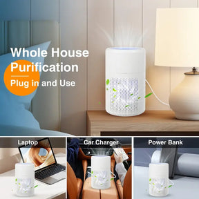 Compact USB HEPA Air Purifier