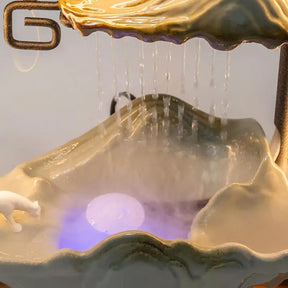 Tabletop Waterfall Fountain with Mist