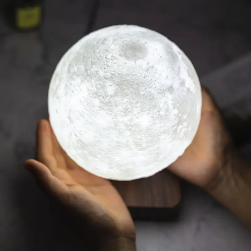Magnetic Levitation 3D Moon Lamp
