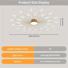 30-LED Fireworks Chandelier